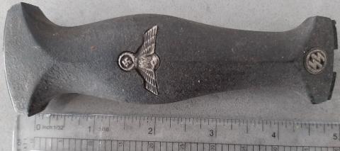 WW2 GERMAN NAZI WAFFEN SS EARLY DAGGER GRIP WOODEN HANDLE ANODIZED EICKHORN SOLINGEN BOKER PUMA