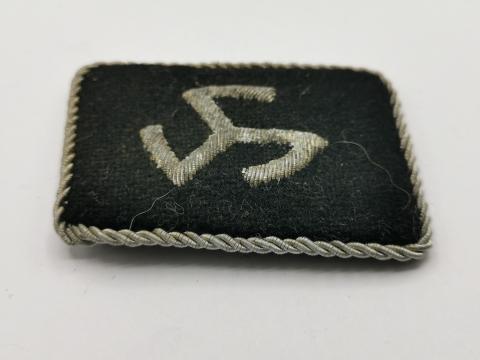 WW2 GERMAN NAZI WAFFEN SS OFFICER 27TH SS FREIWILLIGEN PANZER GRENADIER DIVISION LANGEMARCK COLLAR TAB