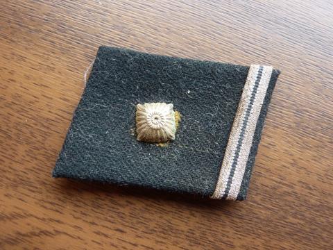 WW2 GERMAN NAZI WAFFEN SS RANK NCO COLLAR TAB ORIGINAL FOR SALE DEALER TUNIC UNIFORM