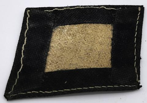 WW2 GERMAN NAZI WAFFEN SS TOTENKOPF CONCENTRATION CAMP GUARDS NCO COLLAR TAB SKULL SS