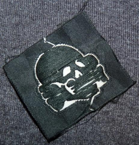 WW2 GERMAN NAZI WAFFEN SS TOTENKOPF M43 CAP SKULL CLOTH INSIGNIA BEVO NCO PATCH TISSUS 