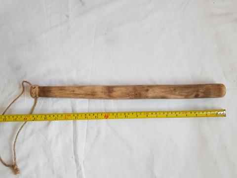 WW2 GERMAN NAZI WOODEN STICK TRUNCHEON WAFFEN SS GESTAPO OR GHETTO KAPO ?