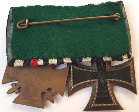 WW1 GERMAN AMAZING MEDAL SET IRON CROSS + WAR MERIT HINDENBURG EK2 PRUSSIAN WH