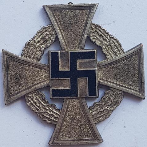 WW2 GERMAN NAZI 25 YEARS OF FAITHFUL SERVICES IN THE WEHRMACHT THIRD REICH ARMY HEER MEDAL AWARD NO RIBBON