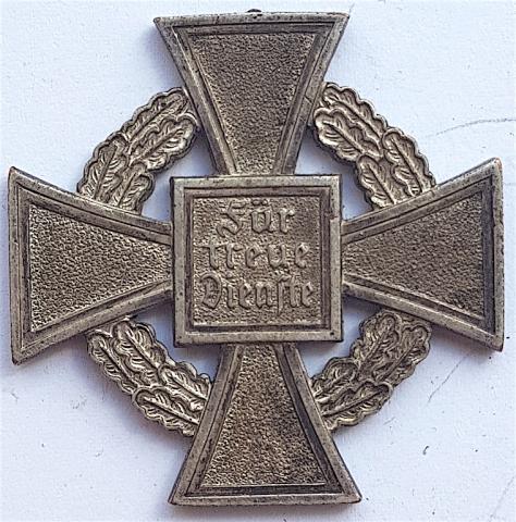 WW2 GERMAN NAZI 25 YEARS OF FAITHFUL SERVICES IN THE WEHRMACHT THIRD REICH ARMY HEER MEDAL AWARD NO RIBBON