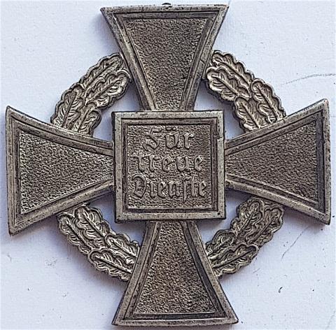 WW2 GERMAN NAZI 25 YEARS OF FAITHFUL SERVICES IN THE WEHRMACHT THIRD REICH ARMY HEER MEDAL AWARD NO RIBBON