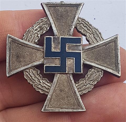 WW2 GERMAN NAZI 25 YEARS OF FAITHFUL SERVICES IN THE WEHRMACHT THIRD REICH ARMY HEER MEDAL AWARD NO RIBBON