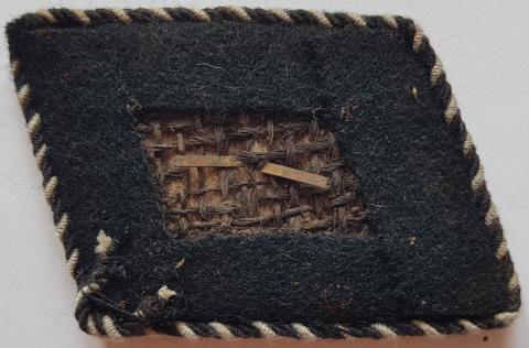 WW2 GERMAN NAZI ALLGEMEINE SS RANK COLLAR TAB OFFICER - TUNIC REMOVED UNIFORM EARLY SS