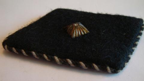WW2 GERMAN NAZI ALLGEMEINE SS RANK COLLAR TAB OFFICER - TUNIC REMOVED UNIFORM EARLY SS