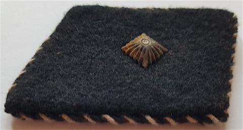 WW2 GERMAN NAZI ALLGEMEINE SS RANK COLLAR TAB OFFICER - TUNIC REMOVED UNIFORM EARLY SS
