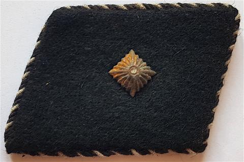 WW2 GERMAN NAZI ALLGEMEINE SS RANK COLLAR TAB OFFICER - TUNIC REMOVED UNIFORM EARLY SS