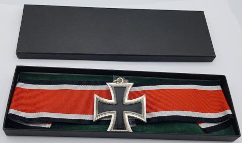 WW2 GERMAN NAZI AMAZING "REPLIKA" OF A KNIGHT CROSS OF THE IRON CROSS MEDAL AWARD IN CASE JUNCKER L/12 800