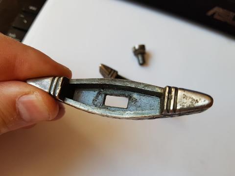 WW2 GERMAN NAZI EXTREMELY RARE TO FIND WAFFEN SS OR SA OR N.S.K.K NSKK HONOR DAGGER CROSSGUARD'S SET WITH NUT ALL ENGRAVED