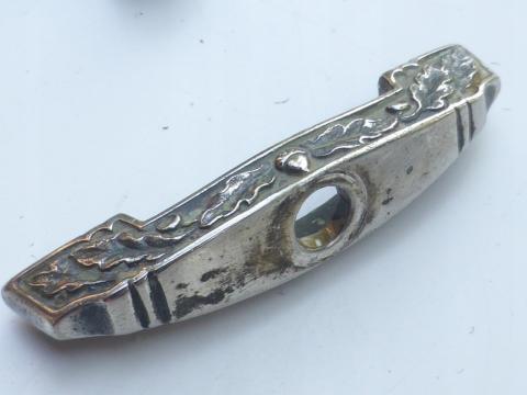 WW2 GERMAN NAZI EXTREMELY RARE TO FIND WAFFEN SS OR SA OR N.S.K.K NSKK HONOR DAGGER CROSSGUARD'S SET WITH NUT ALL ENGRAVED