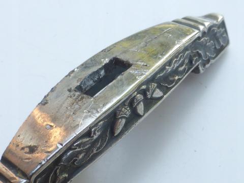 WW2 GERMAN NAZI EXTREMELY RARE TO FIND WAFFEN SS OR SA OR N.S.K.K NSKK HONOR DAGGER CROSSGUARD'S SET WITH NUT ALL ENGRAVED