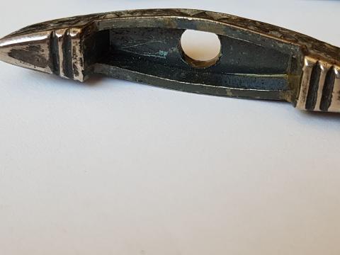 WW2 GERMAN NAZI EXTREMELY RARE TO FIND WAFFEN SS OR SA OR N.S.K.K NSKK HONOR DAGGER CROSSGUARD'S SET WITH NUT ALL ENGRAVED