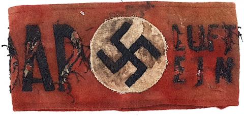 WW2 GERMAN NAZI NSDAP LUFTKRIEGS EINSATZ AIR WAR EMPLOYMENT ARMBAND TUNIC LUFTWAFFE UNIFORM