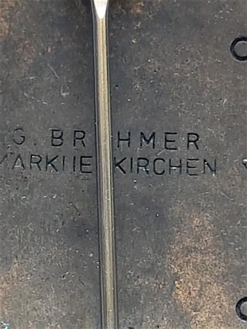 WW2 GERMAN NAZI GERMAN CROSS BY G. BREHMER MARKNEUKIRCHEN IN GOLD MEDAL BADGE WEHRMACHT, WAFFEN SS, LUFTWAFFE, KRIEGSMARINE, nsdap AWARD