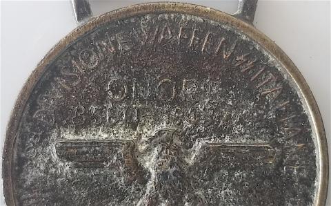 l 29th DivISION Waffen SS PANZER GRENADIER Italy Legione SS Italiana Italian Fascist Commemorative Medal RELIC FOUND l 29th DivISION Waffen SS PANZER GRENADIER Italy Legione SS Italiana Italian Fascist Commemorative Medal RELIC FOUND