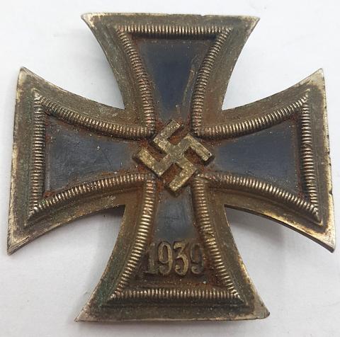 WW2 GERMAN NAZI IRON CROSS 1st FIRST CLASS MEDAL AWARD by S&L