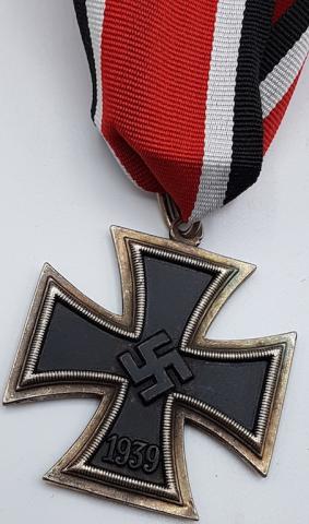 WW2 GERMAN NAZI KNIGHT CROSS OF THE IRON CROSS MEDAL + AWARD DOCUMENT ***REPLIKA***