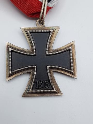 WW2 GERMAN NAZI KNIGHT CROSS OF THE IRON CROSS MEDAL + AWARD DOCUMENT ***REPLIKA***