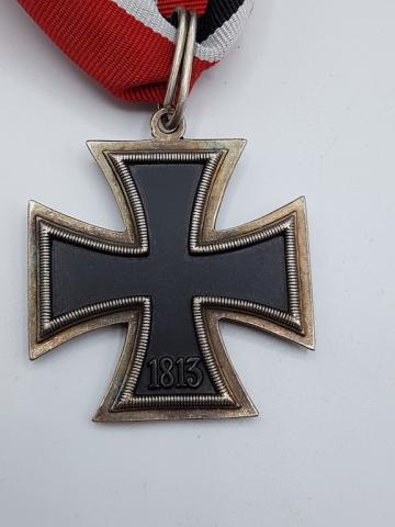 WW2 GERMAN NAZI KNIGHT CROSS OF THE IRON CROSS MEDAL + AWARD DOCUMENT ***REPLIKA***