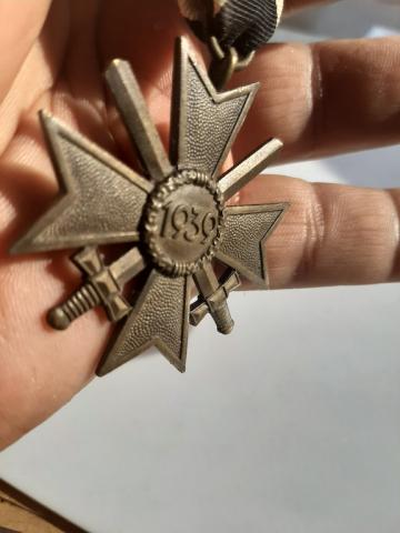 WW2 GERMAN NAZI MERIT CROSS WITH SWORDS MEDAL AWARD WEHRMACHT WAFFEN SS LUFTWAFFE
