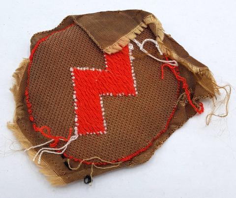 WW2 GERMAN NAZI NICE HITLER YOUTH TUNIC REMOVED SLEEVE PATCH HJ DJ HITLERJUGEND UNIFORM