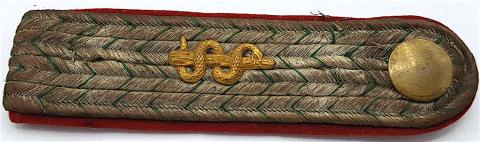 WW2 GERMAN NAZI NICE MEDICAL OFFICER SHOULDER BOARD RANK WEHRMACHT WH uniform tunic