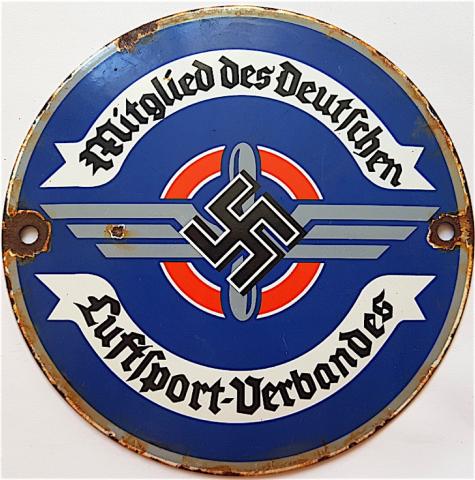 The German Air Sports Association (Deutscher Luftsportverband, or DLV e. V.) was an organisation set up by the Nazi Party in March 1933 to establish a uniform basis for the training of military pilots. Its chairman was Hermann Göring and its vice-chairman Ernst Röhm.