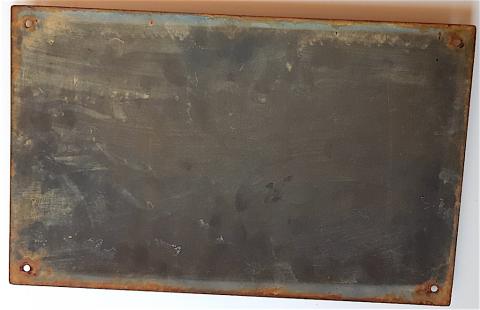 WW2 GERMAN NAZI NICE POLICE FORCE ( Ordnungspolizei ) LANDWACHT PANEL SIGN - WAFFEN SS GESTAPO POLIZEI