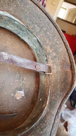 WW2 GERMAN NAZI NICE RELIC FOUND WAFFEN SS SINGLE DECAL M40 COMBAT HELMET + LINER 1000% ORIGINAL WW2 GERMAN NAZI NICE RELIC FOUND WAFFEN SS SINGLE DECAL M40 COMBAT HELMET + LINER 1000% ORIGINAL