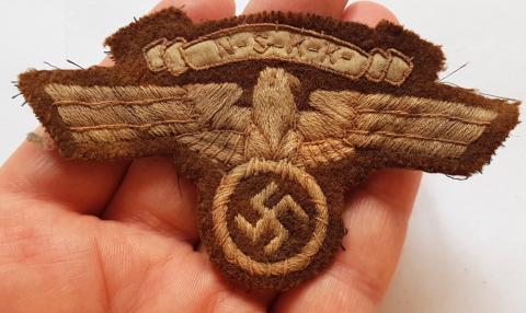 WW2 GERMAN NAZI NICE TUNIC REMOVED NSKK SLEEVE EAGLE PATCH INSIGNIA UNIFORM N.S.K.K