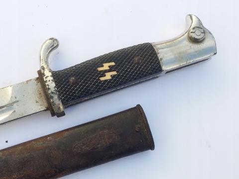 WW2 GERMAN NAZI WAFFEN SS BAYONET SOLINGEN DAGGER CHAINED M33 M36 RZM