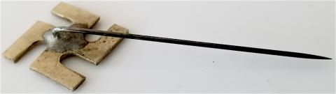 WW2 GERMAN NAZI NSDAP THIRD REICH PARTISAN SWASTIKA STICKPIN ADOLF HITLER