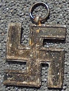 WW2 GERMAN NAZI RARE 12 YEARS OF FAITHFUL SERVICES IN THE WAFFEN SS MEDAL AWARD RELIC GROUND FOUND