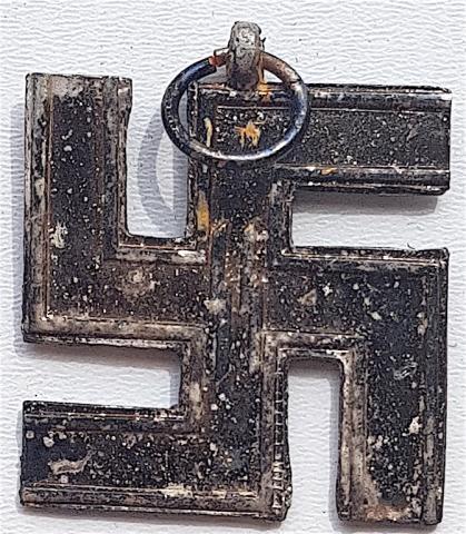 WW2 GERMAN NAZI RARE 12 YEARS OF FAITHFUL SERVICES IN THE WAFFEN SS MEDAL AWARD RELIC GROUND FOUND
