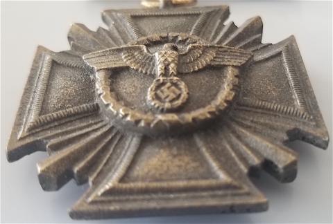 WW2 GERMAN NAZI RARE AND NICE NSDAP 10 year Long Service Medal Cased BY RZM STAMPED ON CASE