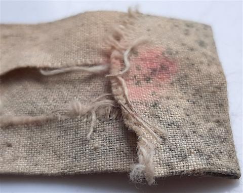 CONCENTRATION CAMP BUCHENWALD UNIFORM JACKET PATCH ID HOLOCAUST ORIGINAL CONCENTRATION CAMP BUCHENWALD UNIFORM JACKET PATCH ID HOLOCAUST ORIGINAL