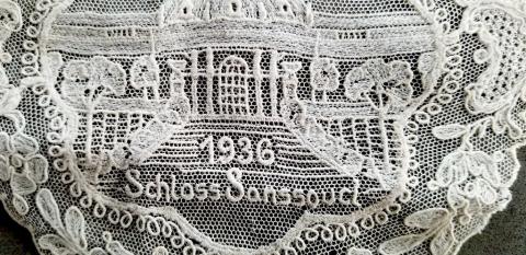 WW2 GERMAN NAZI RARE DOILY FROM THE 1936 BERLIN SPORTS OLYMPICS OF THE THIRD REICH ADOLF HITLER NSDAP 