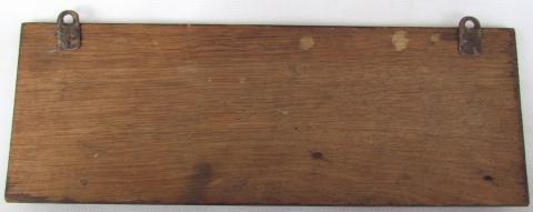 WW2 GERMAN NAZI KRIEGSMARINE NAVY U-BOAT SHIP WOODEN WALL PLATE SUBMARINES, KRIEGS