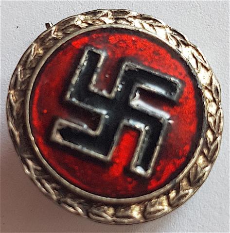 WW2 GERMAN NAZI RARE NSDAP PARTISAN SWASTIKA BROCHE MEMBERSHIP PIN