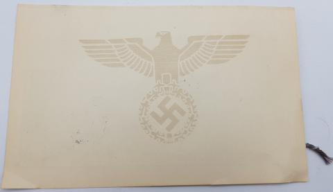 WW2 GERMAN NAZI OFFENSIVE MAP NSDAP WAFFEN SS STAMP COMBAT WAR 