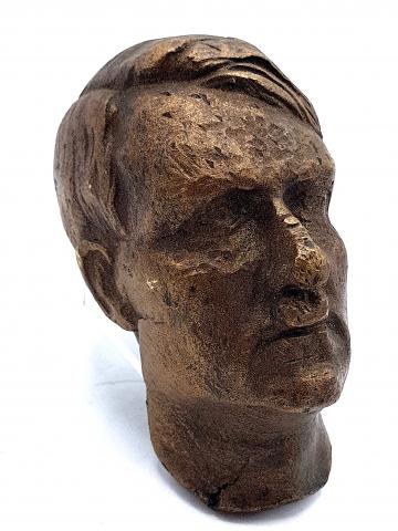 WW2 GERMAN NAZI RARE RELIC FOUND ADOLF HITLER EARLY HEAD BUST STATUE NSDAP