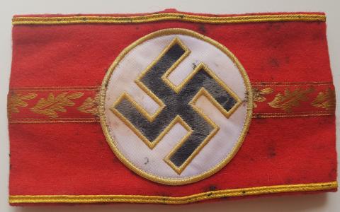 WW2 GERMAN NAZI RARE THIRD REICH NSDAP HIGH LEADER OFFICER TUNIC REMOVED ARMBAND + OAKLOAVES