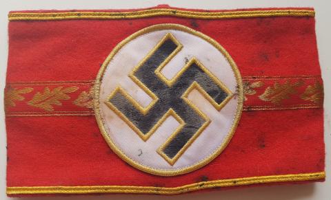 WW2 GERMAN NAZI RARE THIRD REICH NSDAP HIGH LEADER OFFICER TUNIC REMOVED ARMBAND + OAKLOAVES