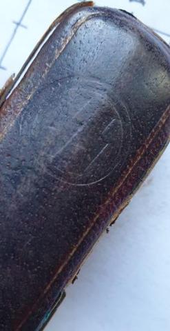 Meine Ehre heißt Treue WW2 GERMAN NAZI WAFFEN SS CIGARETTE HOLDER CASE SS RUNES DAGGER MOTTO