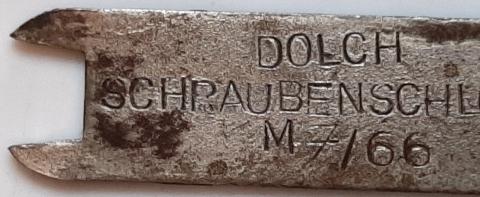 WW2 GERMAN NAZI RARE WAFFEN SS SA NSKK DAGGER NUT TOOL RZM M7/66 ( EICKHORN )