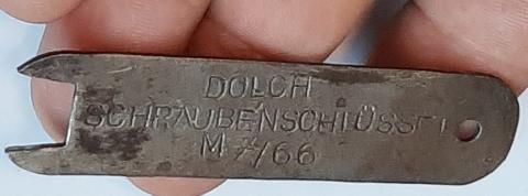 WW2 GERMAN NAZI RARE WAFFEN SS SA NSKK DAGGER NUT TOOL RZM M7/66 ( EICKHORN )
